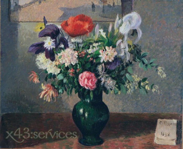 Camille Pissarro - Blumenstrauss - Bouquet of Flowers